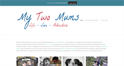 Desktop Screenshot of mytwomums.com
