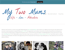 Tablet Screenshot of mytwomums.com